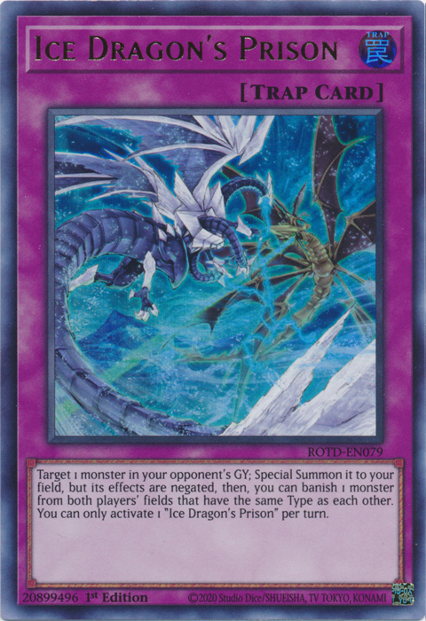 Ice Dragon's Prison [ROTD-EN079] Ultra Rare | The CG Realm