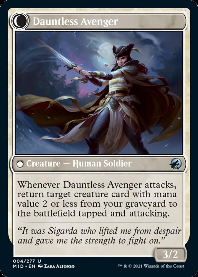 Bereaved Survivor (MID-004) - Innistrad: Midnight Hunt: (Double Faced Transform)