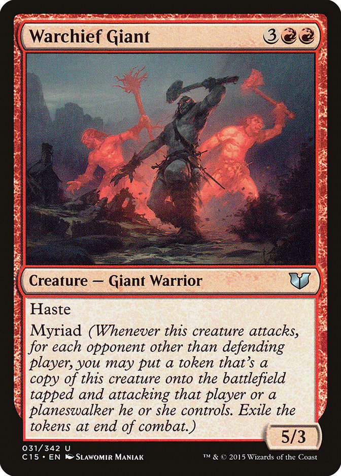 Warchief Giant [Commander 2015] | The CG Realm