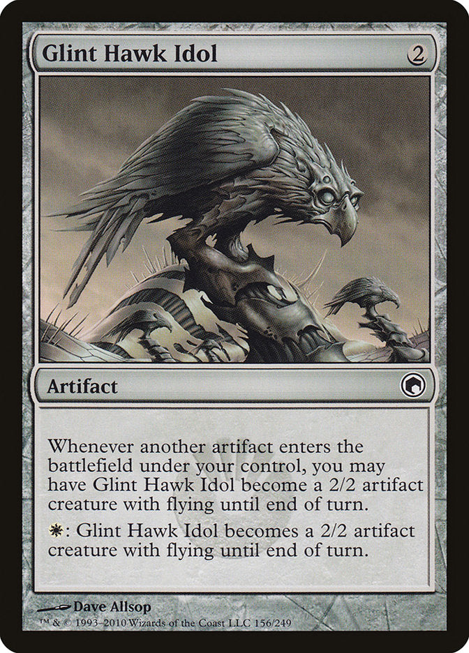 Glint Hawk Idol [Scars of Mirrodin] | The CG Realm