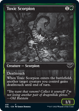 Toxic Scorpion [Innistrad: Double Feature] | The CG Realm
