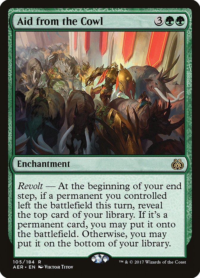 Aid from the Cowl [Aether Revolt] | The CG Realm