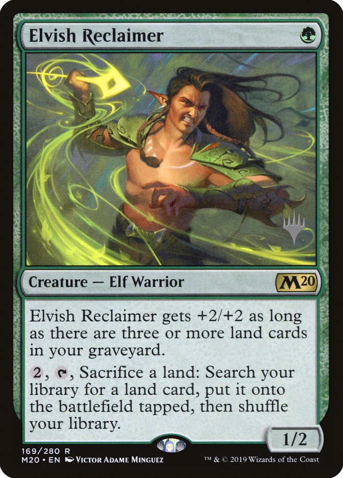 Elvish Reclaimer (Promo Pack) [Core Set 2020 Promos] | The CG Realm