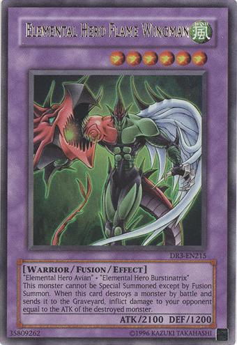 Elemental Hero Flame Wingman [DR3-EN215] Ultra Rare | The CG Realm