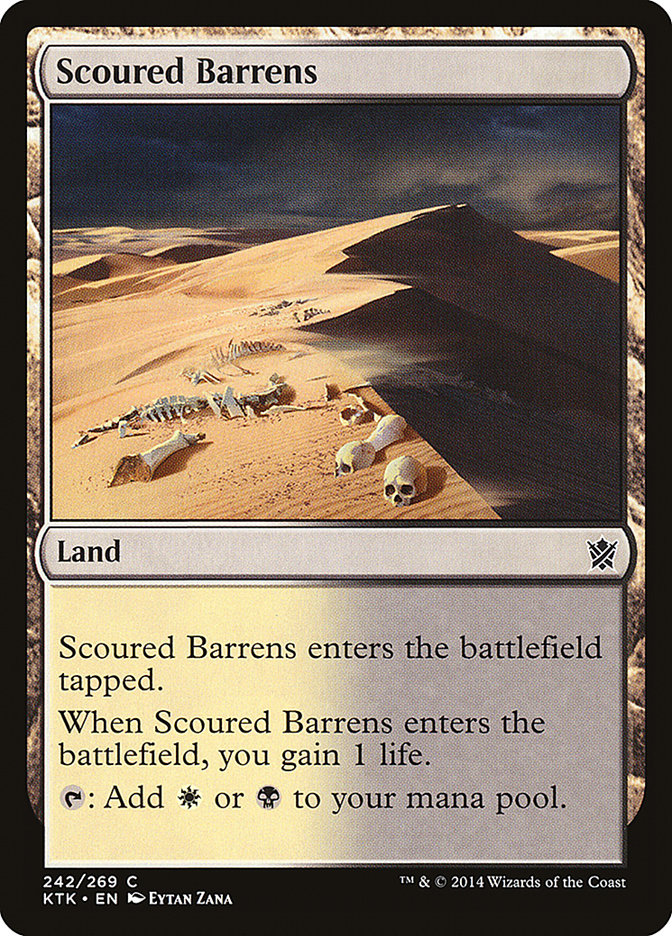 Scoured Barrens [Khans of Tarkir] | The CG Realm