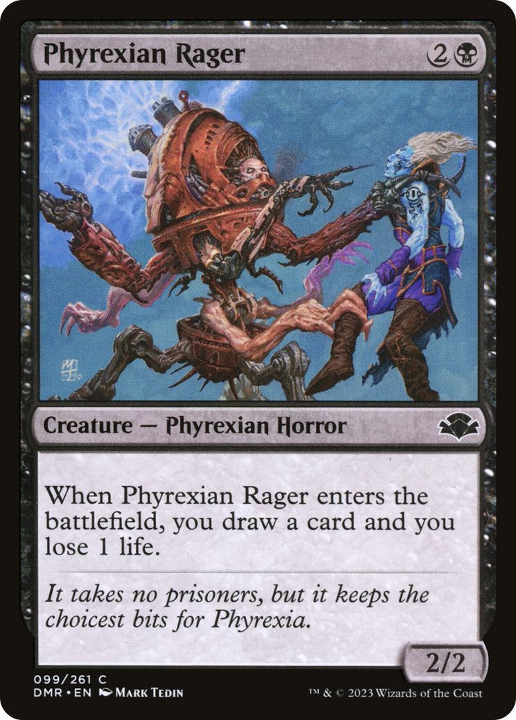 Phyrexian Rager [Dominaria Remastered] | The CG Realm