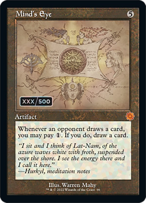 Mind's Eye (Retro Schematic) (Serialized) [The Brothers' War Retro Artifacts] | The CG Realm