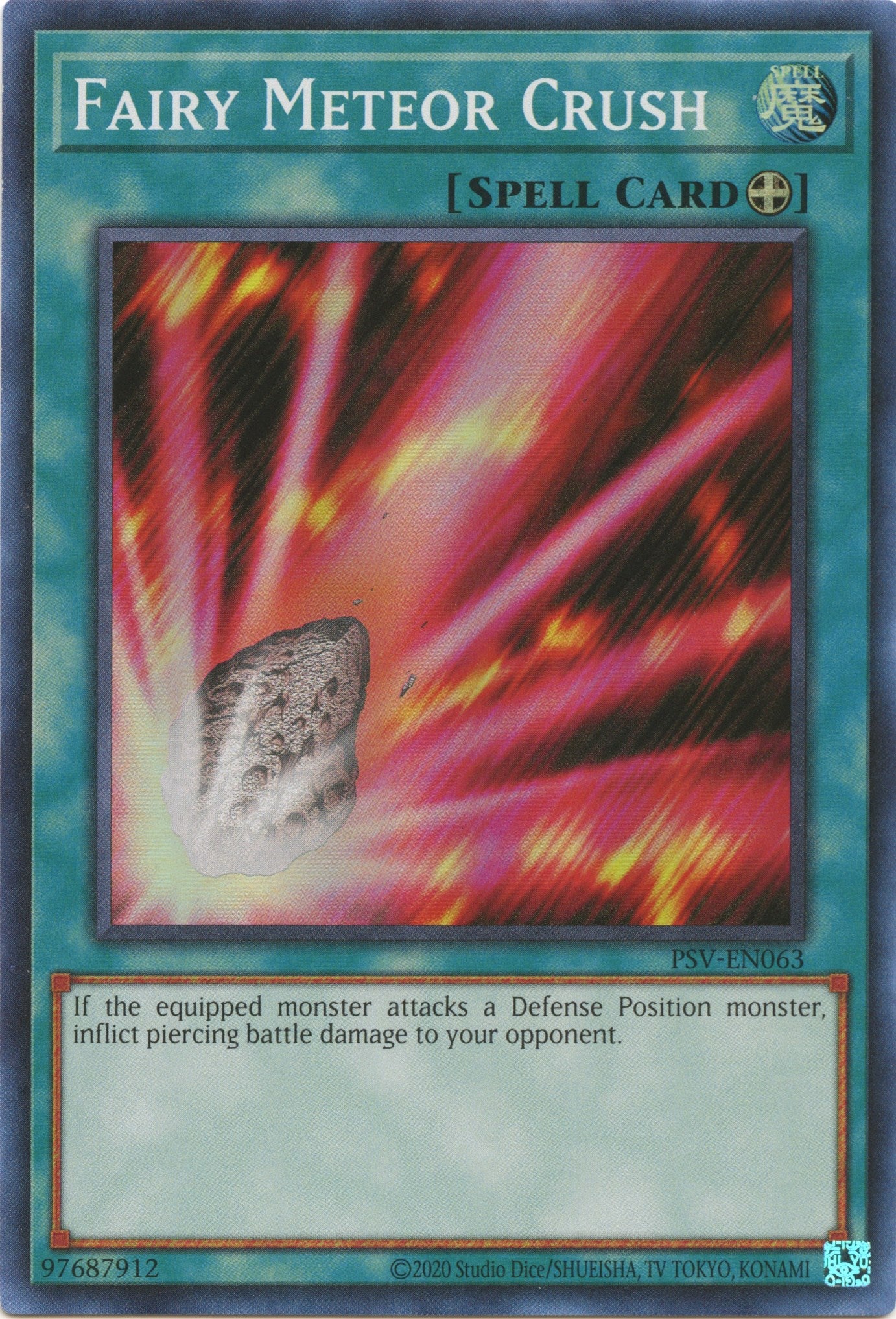 Fairy Meteor Crush (25th Anniversary) [PSV-EN063] Super Rare | The CG Realm