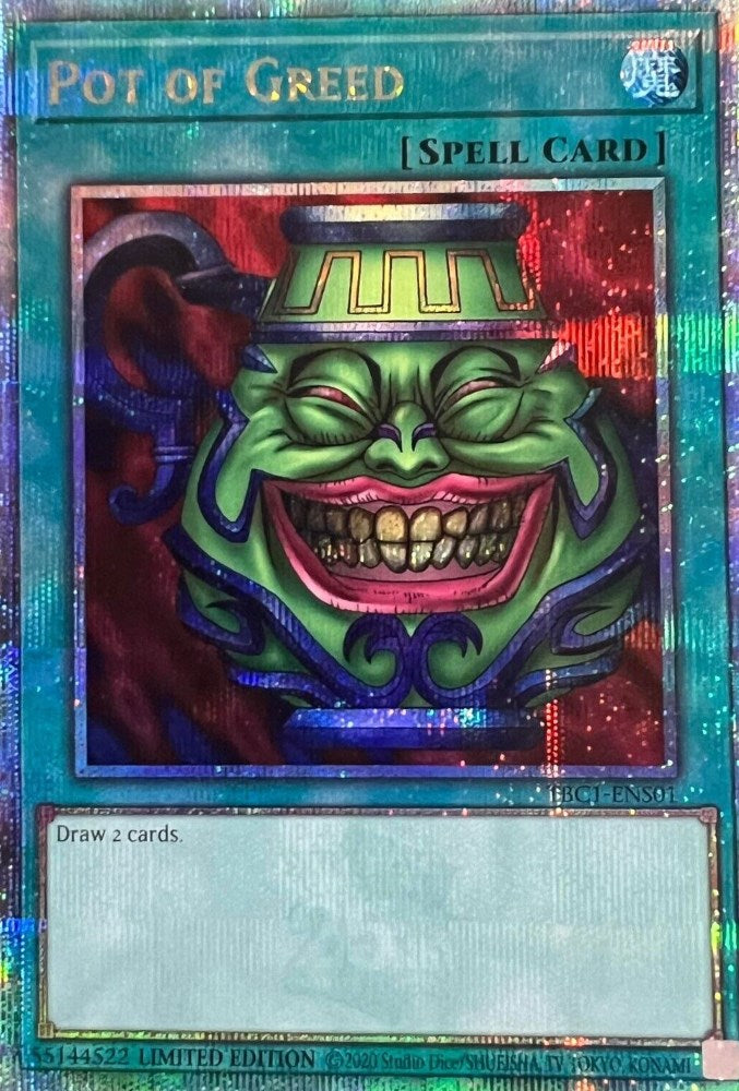 Pot of Greed [TBC1-ENS01] Secret Rare | The CG Realm