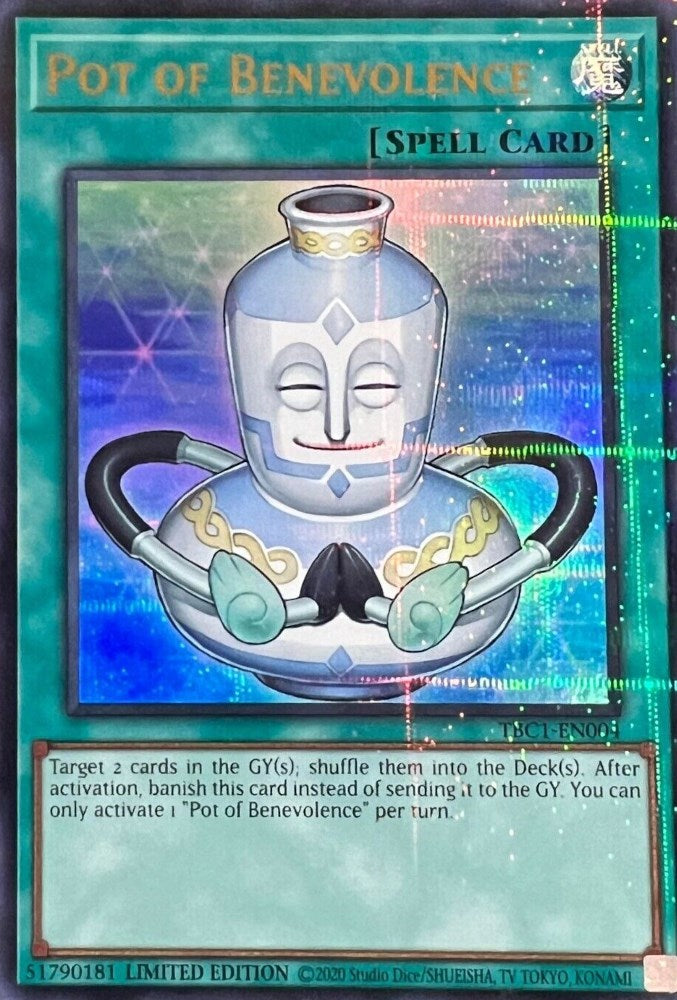 Pot of Benevolence [TBC1-EN004] Ultra Rare | The CG Realm