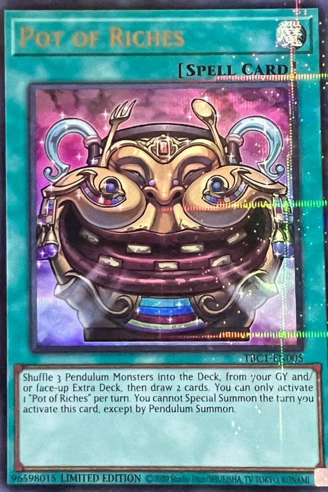 Pot of Riches [TBC1-EN005] Ultra Rare | The CG Realm