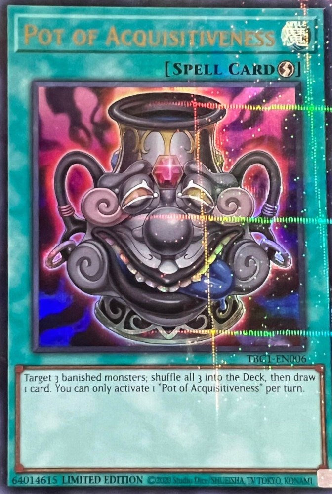 Pot of Acquisitiveness [TBC1-EN006] Ultra Rare | The CG Realm