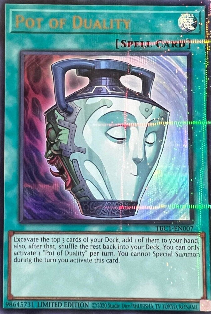 Pot of Duality [TBC1-EN007] Ultra Rare | The CG Realm