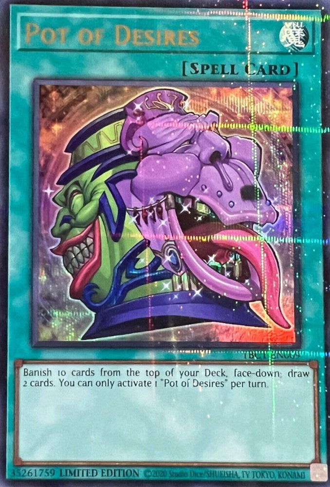 Pot of Desires [TBC1-EN009] Ultra Rare | The CG Realm