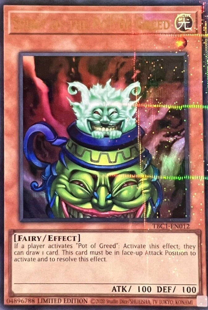 Spirit of the Pot of Greed [TBC1-EN012] Ultra Rare | The CG Realm