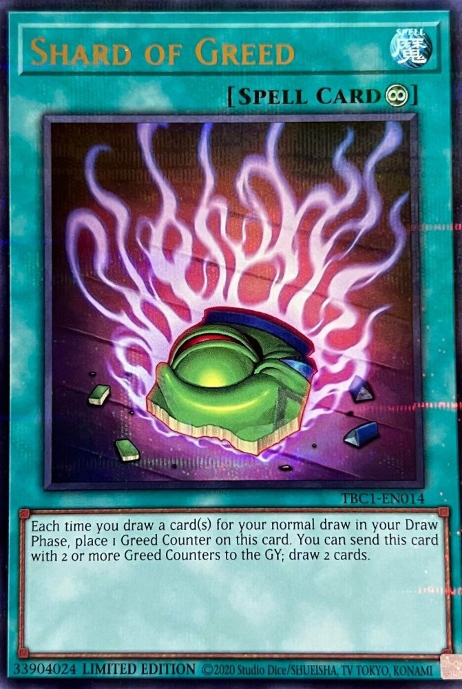 Shard of Greed [TBC1-EN014] Ultra Rare | The CG Realm