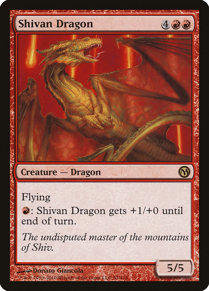 Shivan Dragon [Duels of the Planeswalkers] | The CG Realm