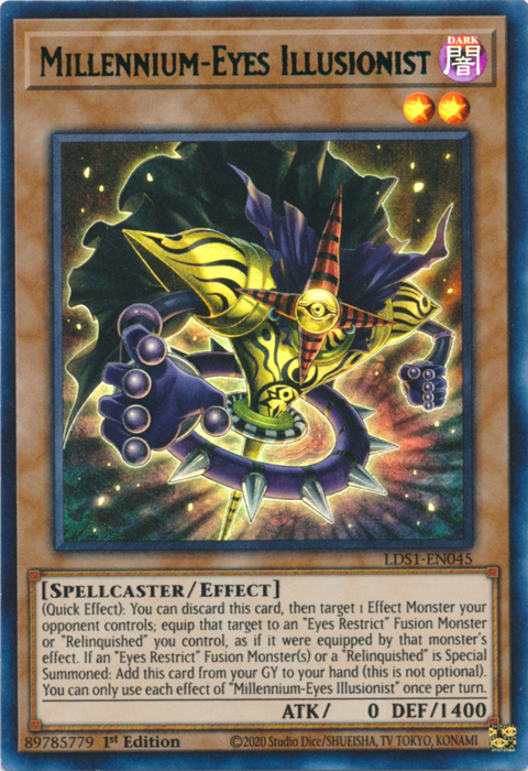 Millennium-Eyes Illusionist (Green) [LDS1-EN045] Ultra Rare | The CG Realm