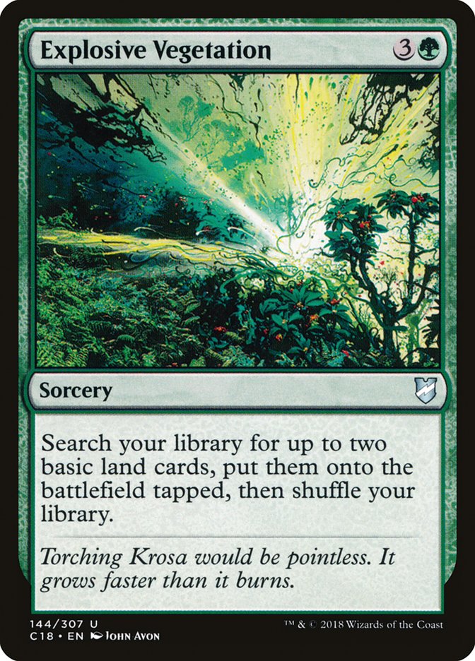 Explosive Vegetation [Commander 2018] | The CG Realm