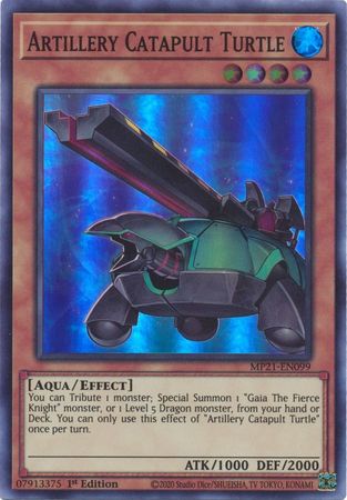 Artillery Catapult Turtle [MP21-EN099] Super Rare | The CG Realm