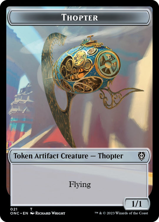 Myr // Thopter Double-sided Token (ONC-) - Commander: Phyrexia: All Will Be One