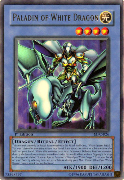 Paladin of White Dragon [MFC-026] Ultra Rare | The CG Realm