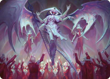 Atraxa, Grand Unifier Art Card [Phyrexia: All Will Be One Art Series] | The CG Realm