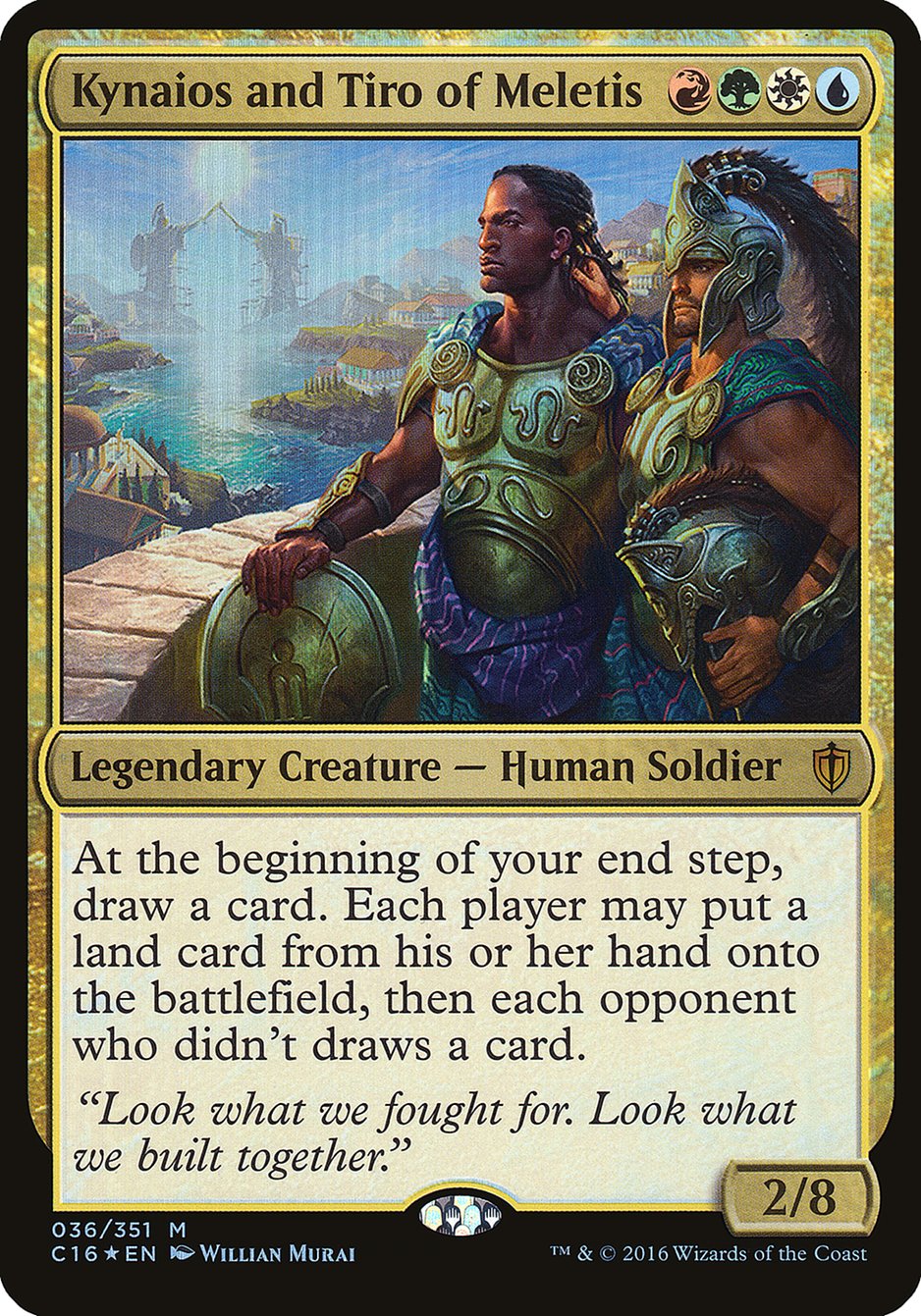 Kynaios and Tiro of Meletis (Oversized) [Commander 2016 Oversized] | The CG Realm