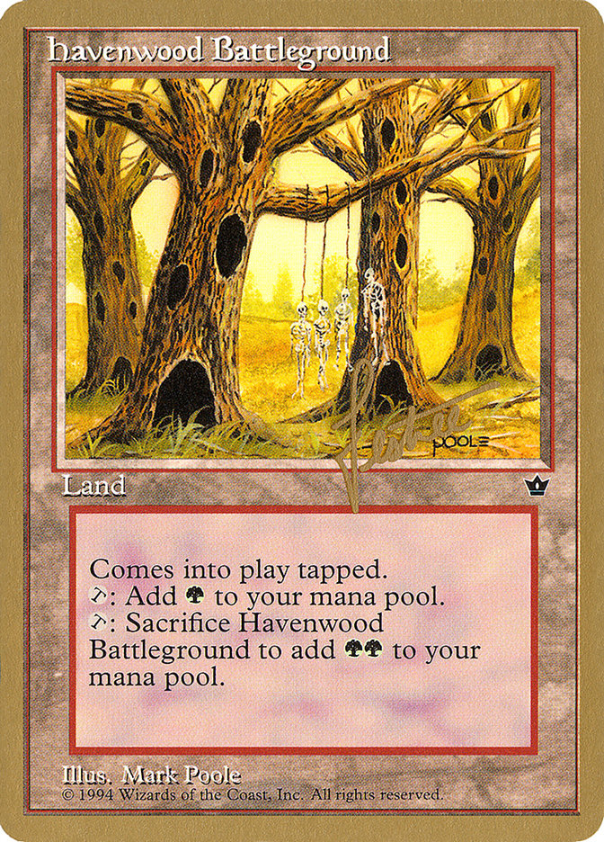 Havenwood Battleground (Bertrand Lestree) [Pro Tour Collector Set] | The CG Realm