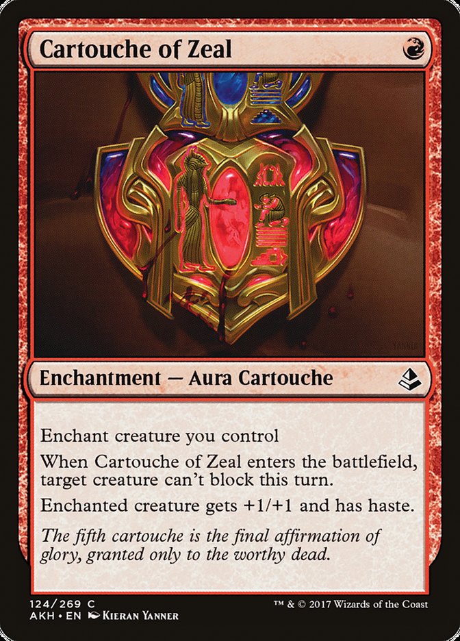 Cartouche of Zeal [Amonkhet] | The CG Realm