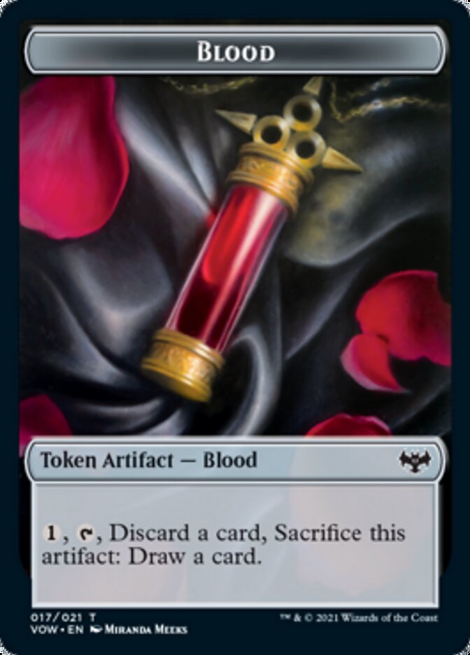 Blood // Slug Double-Sided Token [Innistrad: Crimson Vow Tokens] | The CG Realm