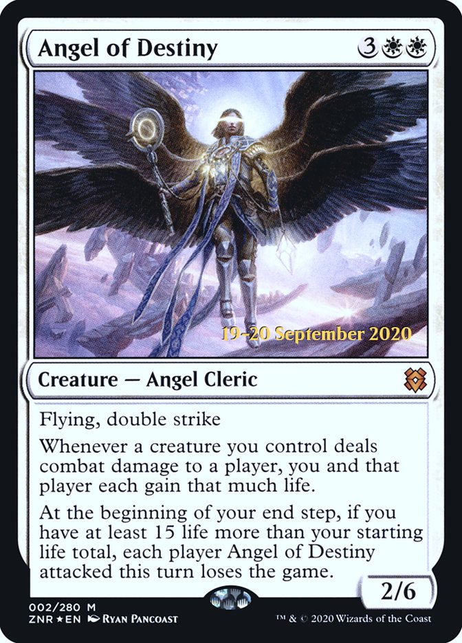 Angel of Destiny [Zendikar Rising Prerelease Promos] | The CG Realm