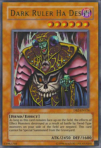 Dark Ruler Ha Des [DB2-EN124] Ultra Rare | The CG Realm