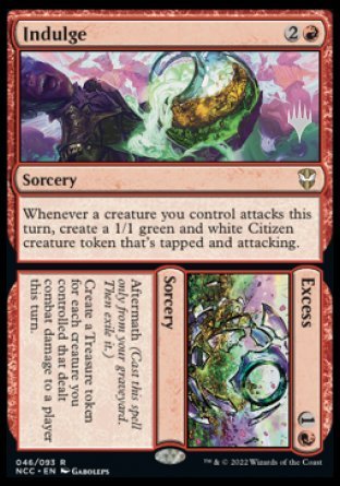 Indulge // Excess (Promo Pack) [Streets of New Capenna Commander Promos] | The CG Realm