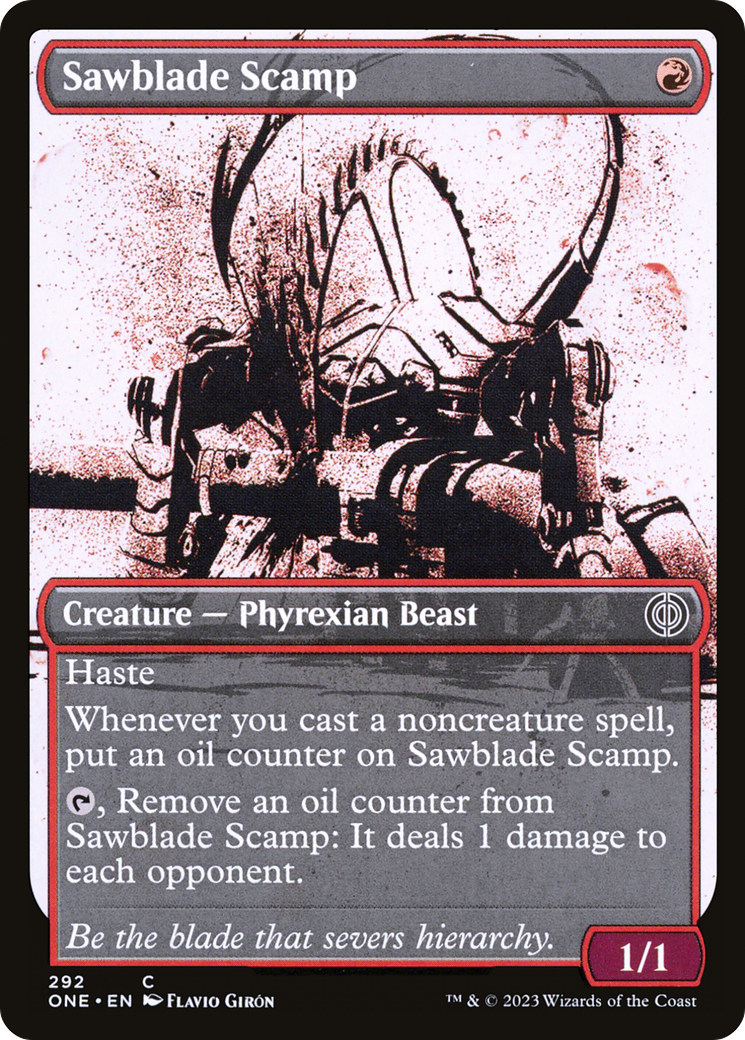 Sawblade Scamp (Showcase Ichor) [Phyrexia: All Will Be One] | The CG Realm