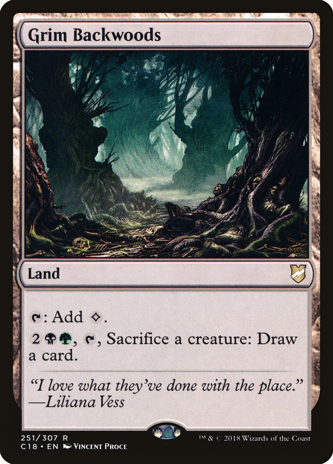 Grim Backwoods [Commander 2018] | The CG Realm