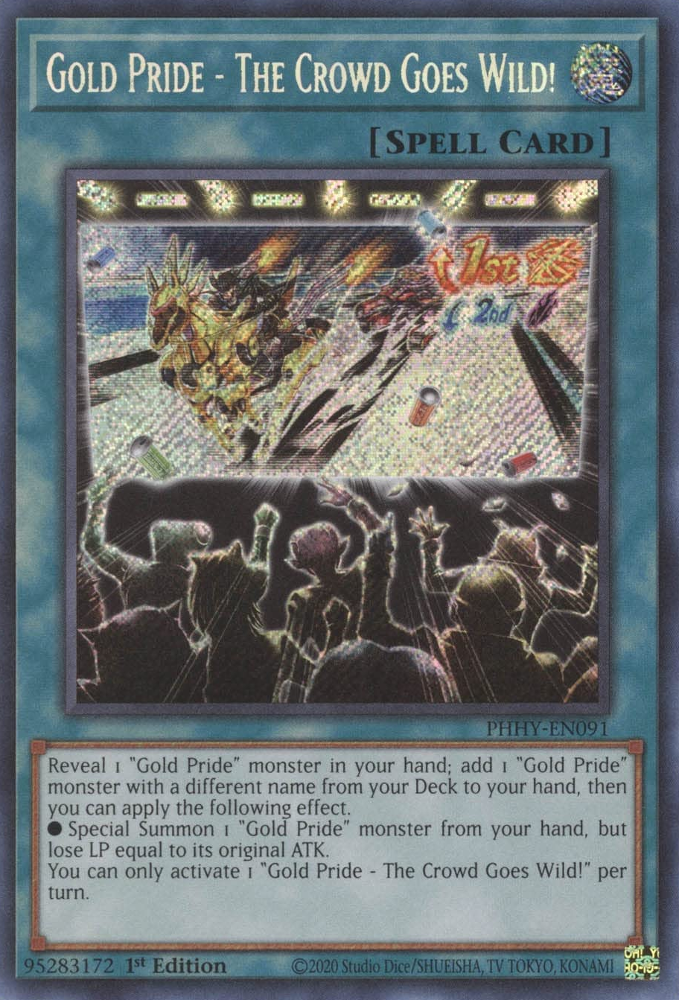 Gold Pride - The Crowd Goes Wild! [PHHY-EN091] Secret Rare | The CG Realm