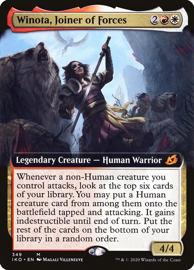 Winota, Joiner of Forces (Extended Art) [Ikoria: Lair of Behemoths] | The CG Realm