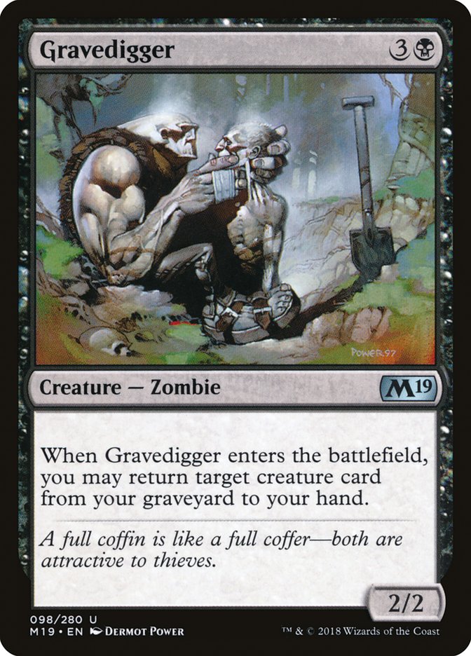 Gravedigger [Core Set 2019] | The CG Realm