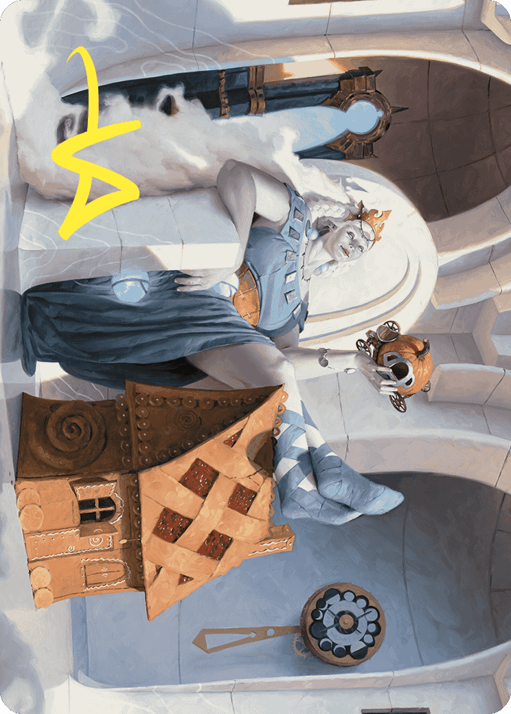 Beluna Grandsquall Art Card (Gold-Stamped Signature) [Wilds of Eldraine Art Series] | The CG Realm