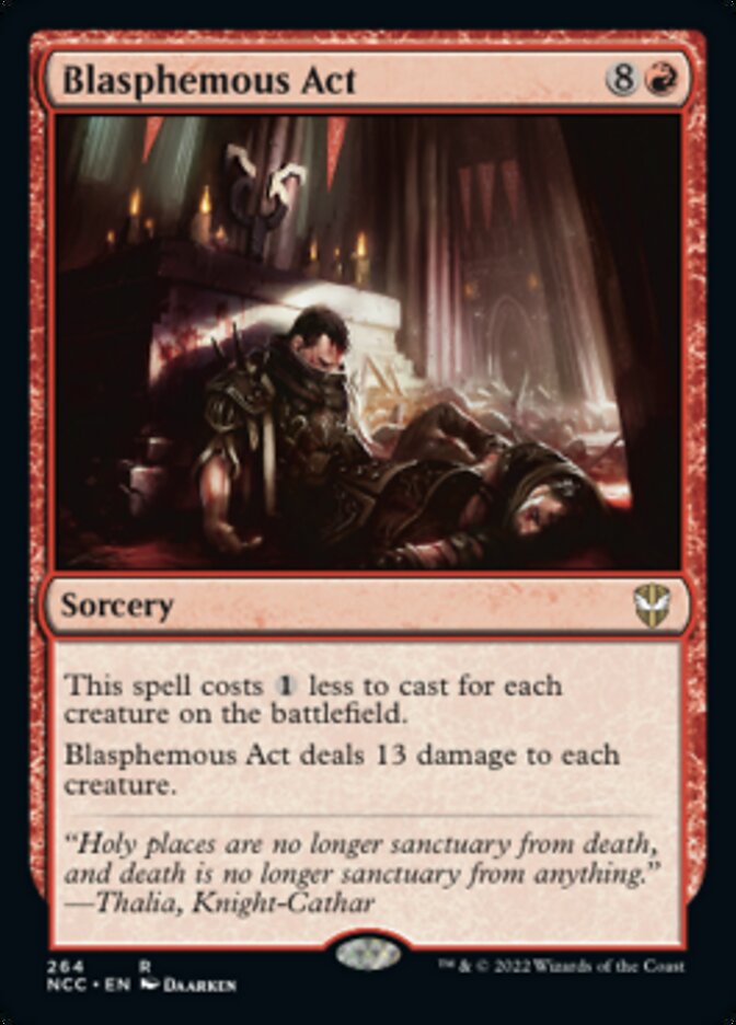 Blasphemous Act [Streets of New Capenna Commander] | The CG Realm