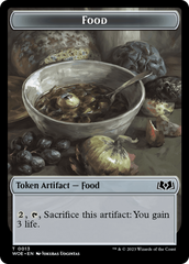 Faerie // Food (0013) Double-Sided Token [Wilds of Eldraine Tokens] | The CG Realm