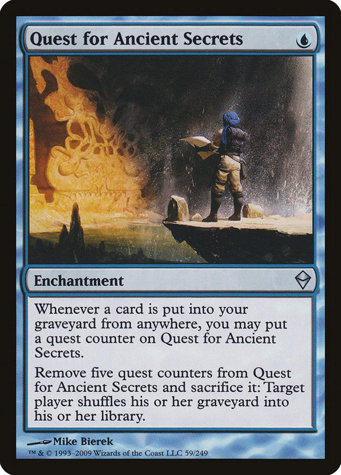 Quest for Ancient Secrets [Zendikar] | The CG Realm