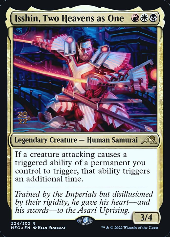 Isshin, Two Heavens as One [Kamigawa: Neon Dynasty Prerelease Promos] | The CG Realm