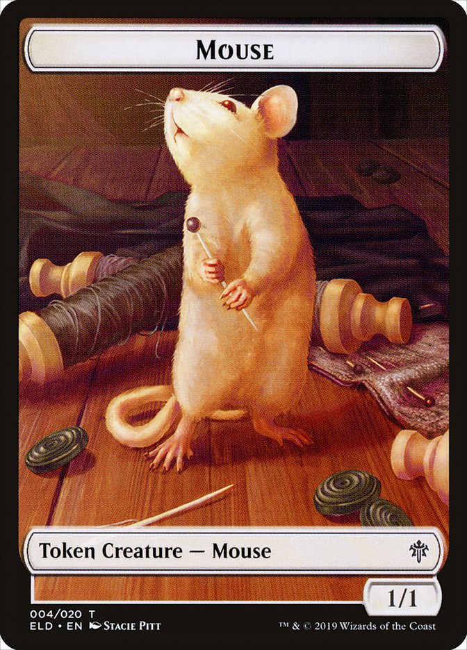 Mouse Token [Throne of Eldraine Tokens] | The CG Realm