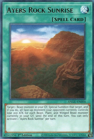 Ayers Rock Sunrise (Rare) [ANGU-EN054] Rare | The CG Realm