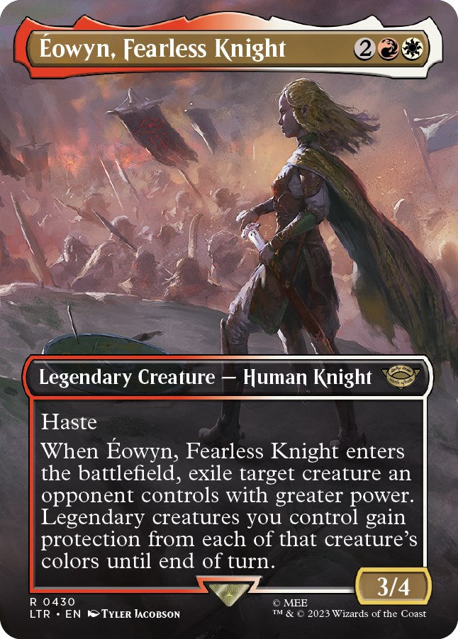 Eowyn, Fearless Knight (Borderless Alternate Art) [The Lord of the Rings: Tales of Middle-Earth] | The CG Realm