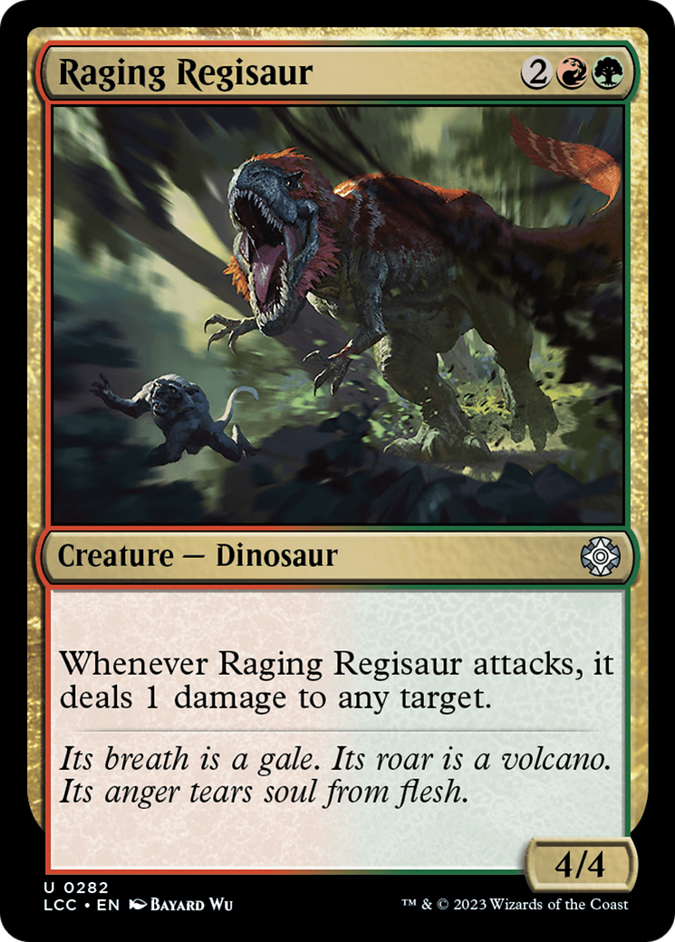 Raging Regisaur [The Lost Caverns of Ixalan Commander] | The CG Realm