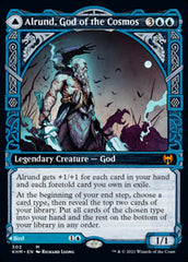Alrund, God of the Cosmos // Hakka, Whispering Raven (Showcase) [Kaldheim] | The CG Realm