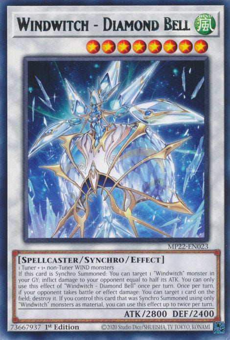 Windwitch - Diamond Bell [MP22-EN023] Rare | The CG Realm